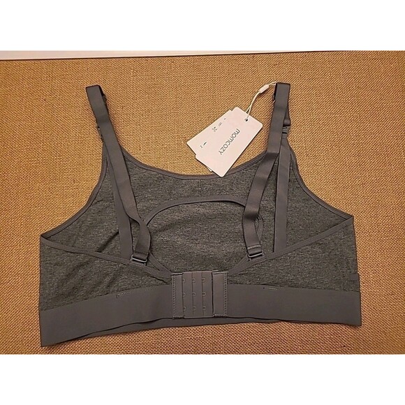 Momcozy Nursing Pumping Bra Hands Free Women Size Large Gray New - Picture 5 of 6